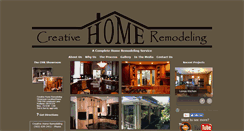 Desktop Screenshot of creativehomeremodeling.com